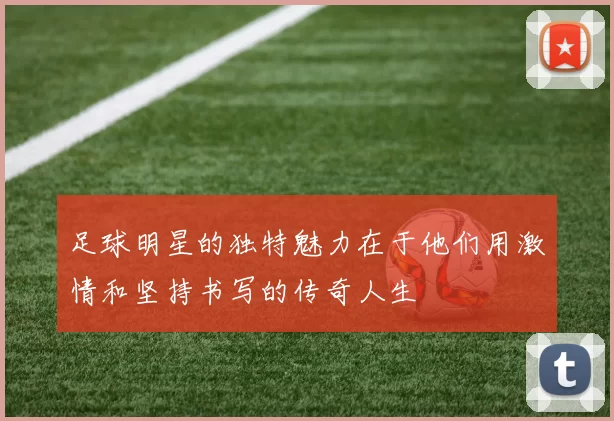 足球明星的独特魅力在于他们用激情和坚持书写的传奇人生